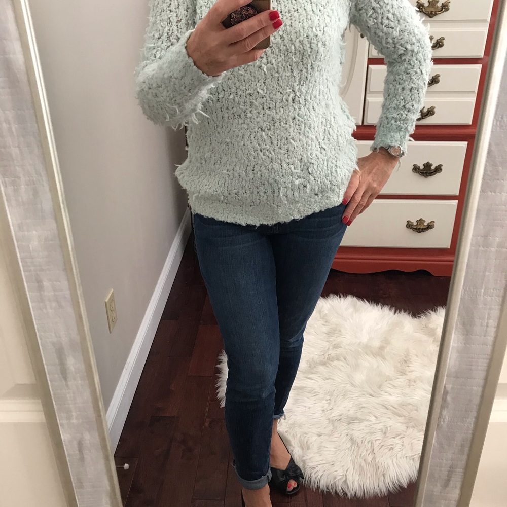 Free People Fuzzy nubby knit sweater - Picture 2 of 10